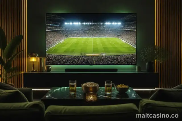 maltcasino TV canlı yayın arayüzü